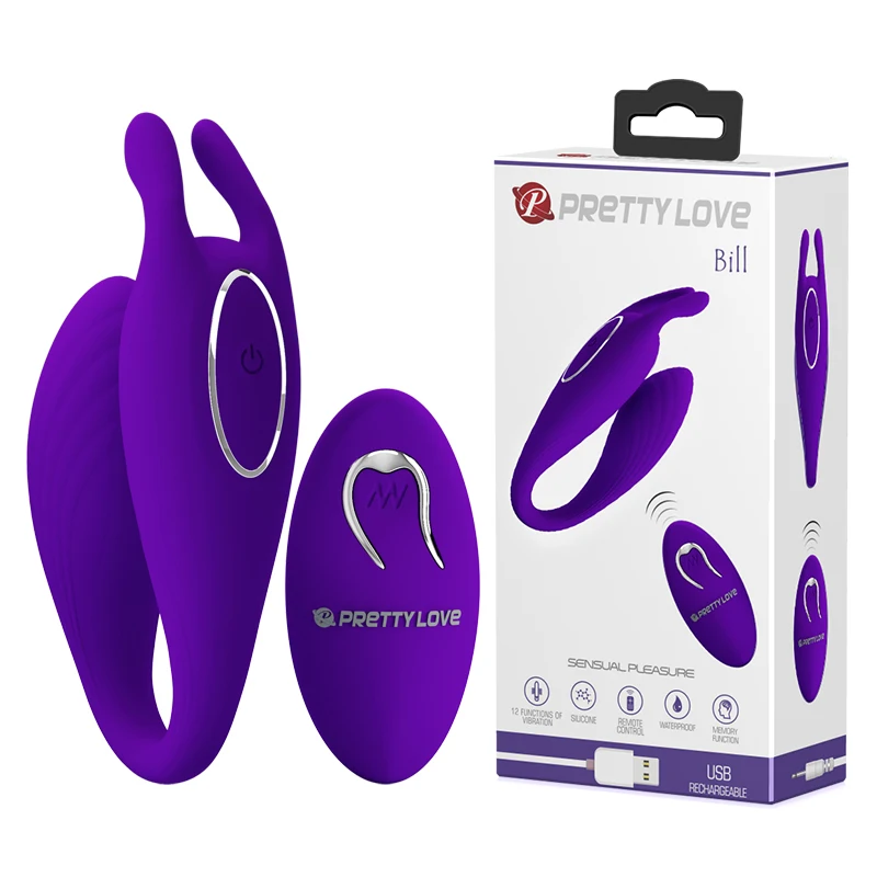 Pretty Love Водонепроницаемый U-образный 12 скоростной вибратор для женщин USB