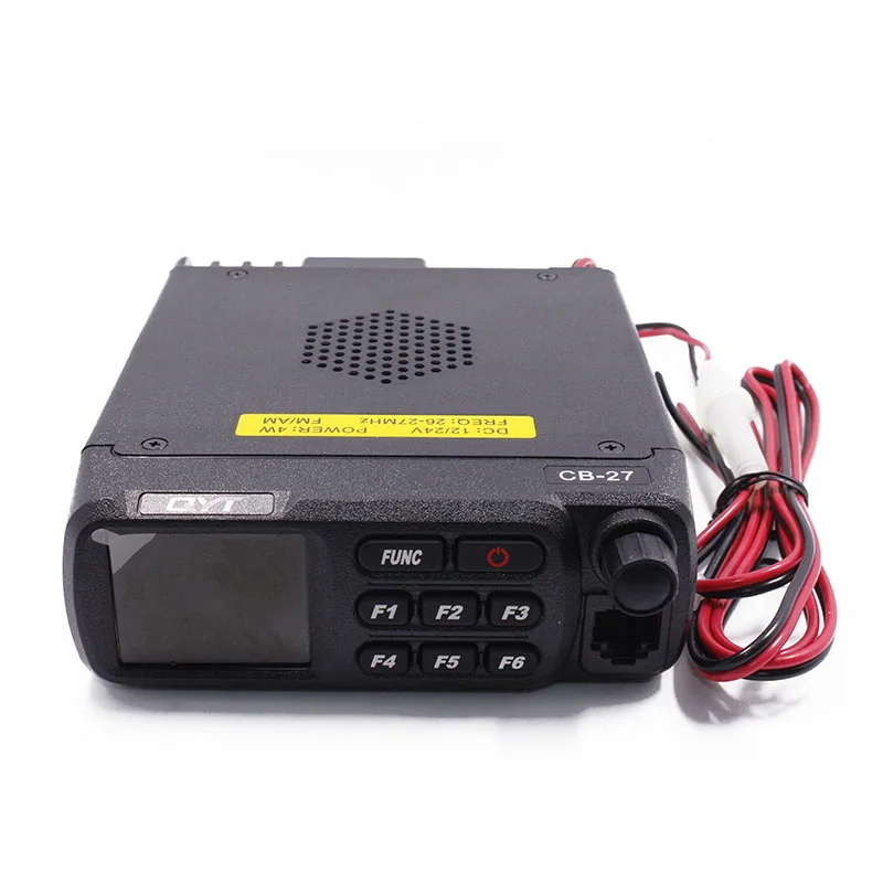 QYT CB-27 CB радио 26,965-27,405 МГц AM/FM 12/24 V 4 Вт ЖК-дисплей Экран Shortware Citizen Band с программирующая+ антенны