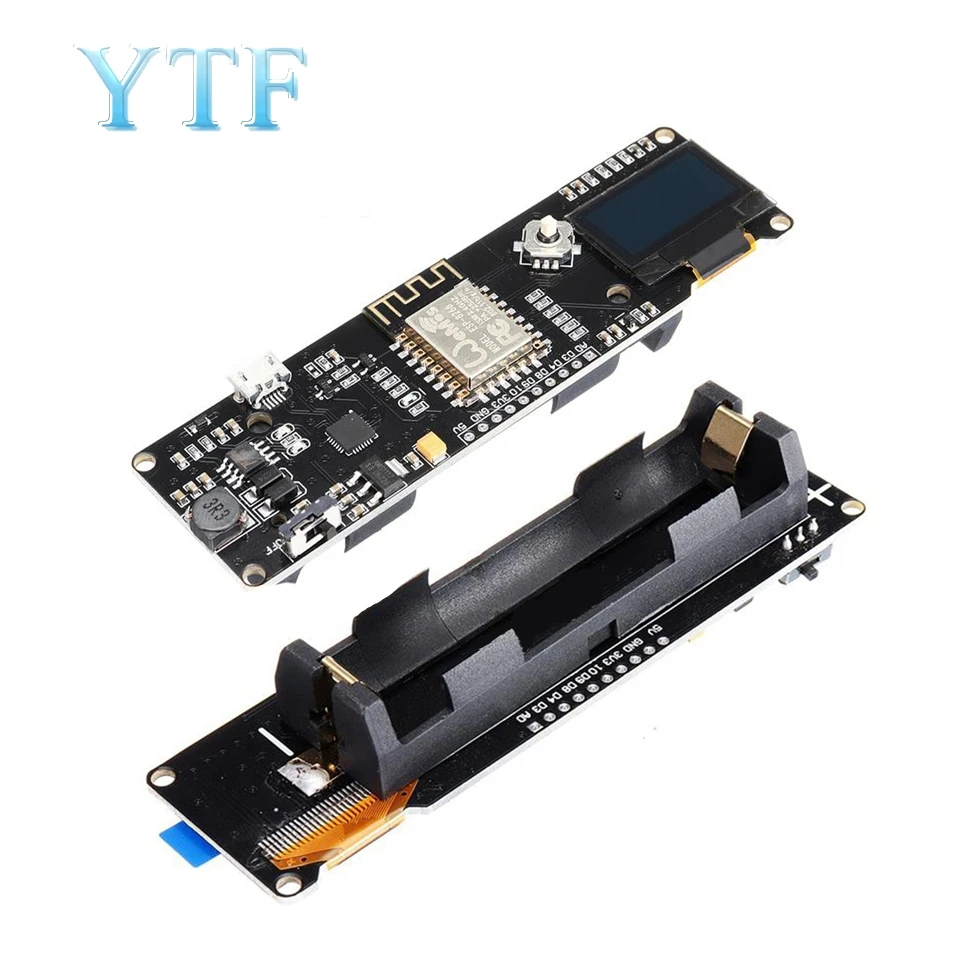 ESP 12F ESP8266 Wi Fi модуль аккумуляторы 18650 NODEMCU 0 96 дюйма OLED Новинка для WeMos D1|Аксессуары