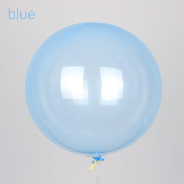 

Colorful Crystal Balloon 18''24''36 inch Round BoboTransparent Clear Balloons Wedding Decro Helium Inflatable Balls