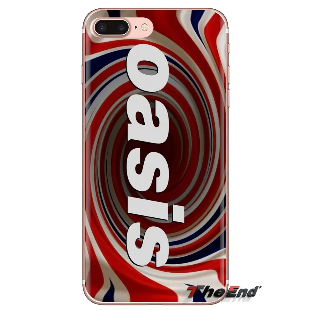 Группа Oasis Флаг Великобритании плакат ТПУ прозрачный чехол сумка для Oneplus 3T 5T 6T Nokia