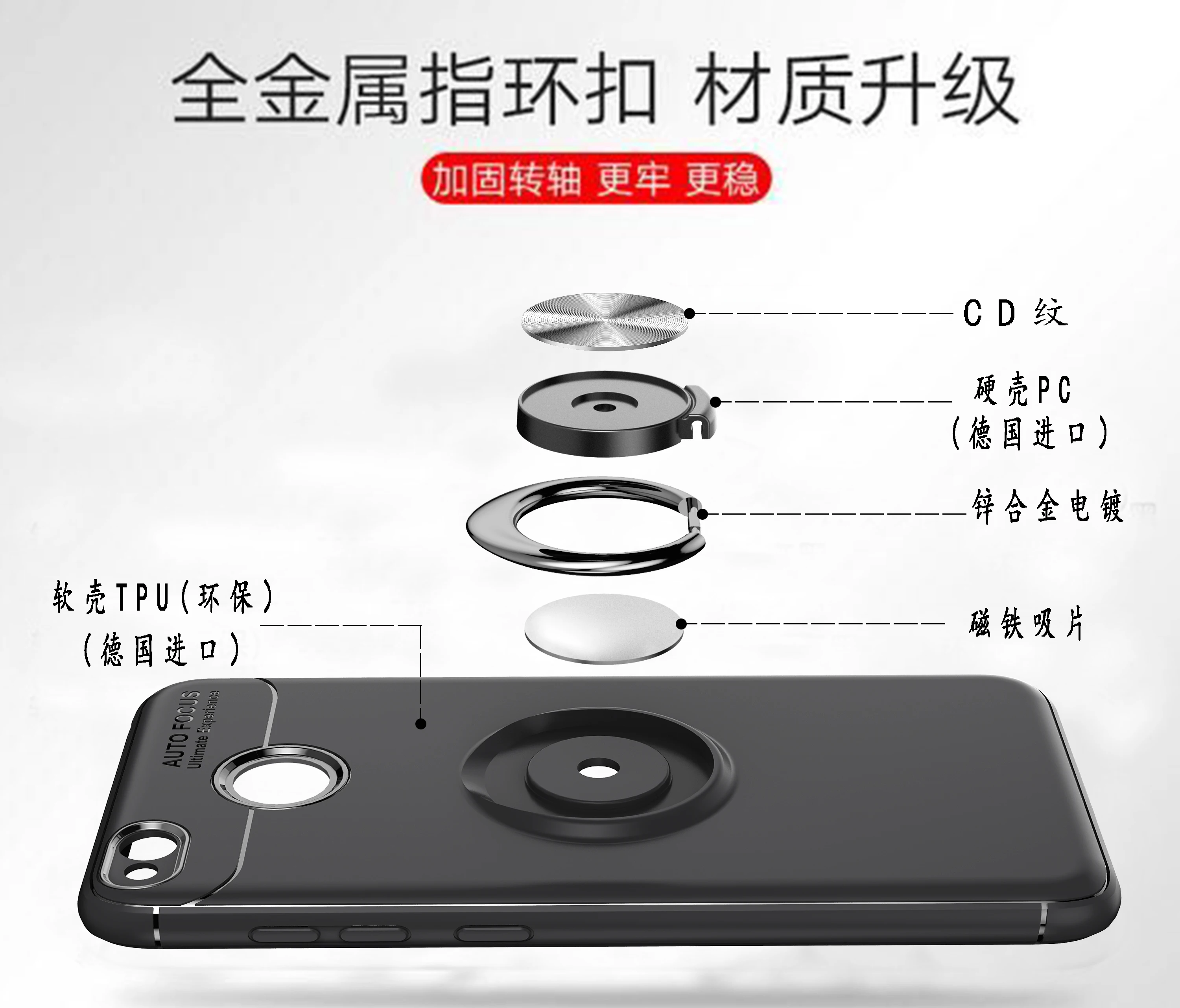 Силиконовый чехол для Xiaomi Redmi 4X 4 X Redmi4X автомобильный магнитный держатель