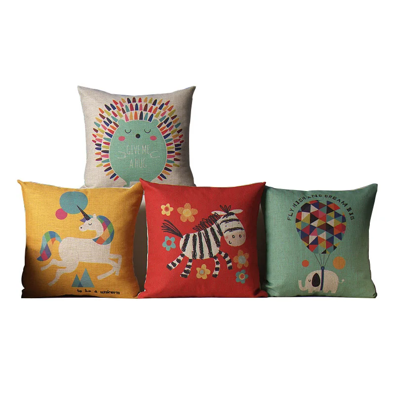 Лошадь слон животное разноцветная мультяшная детская Экологичная мягкая