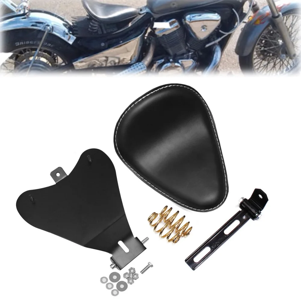 2019 Новое Ретро сиденье 3 &quotмотоциклетное кожаное пружинное для Harley Chopper Bobber Honda