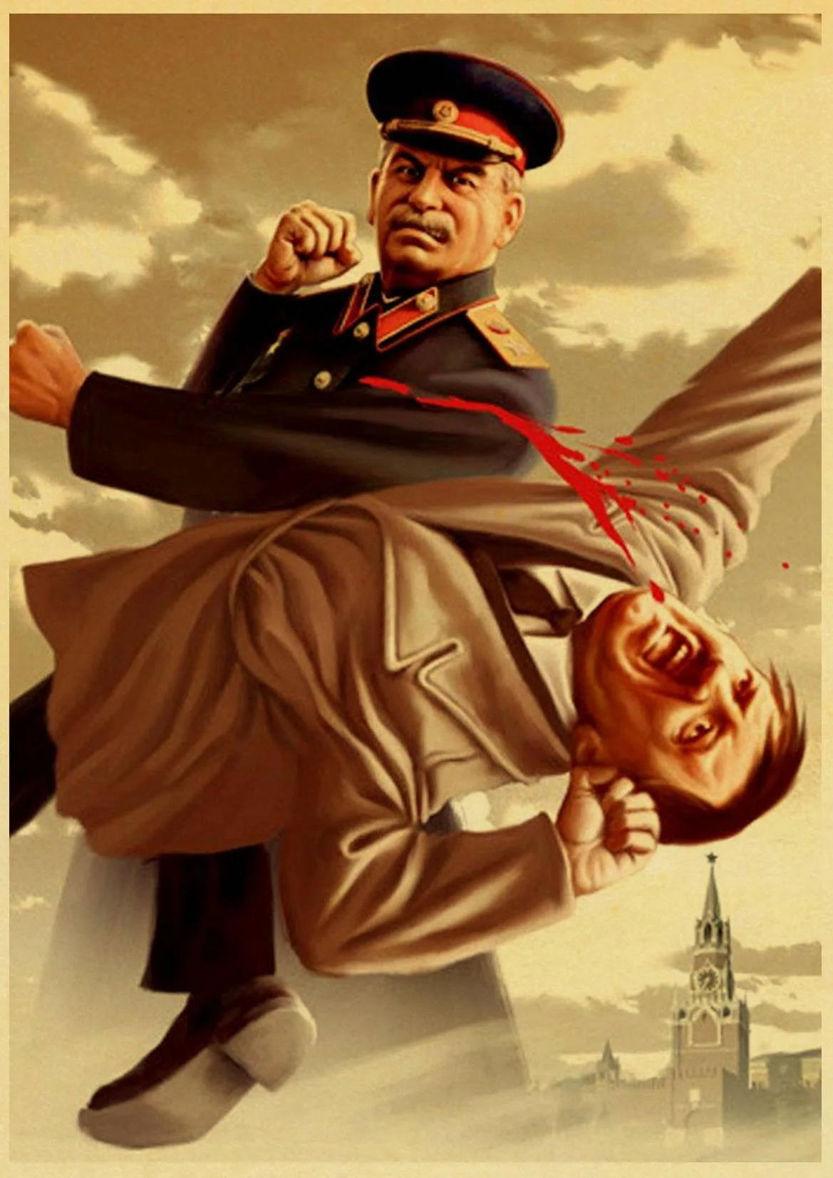 E118 Сталин СССР CCCP Ретро плакат хорошее качество печатные настенные Ретро Плакаты для дома Бар Кафе комната стикер стены - Цвет: E118