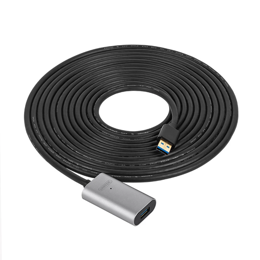 Бесплатная доставка USB 3 0 10 м Активный удлинитель до 5 Гбит/с кабель Unitek Y 3018