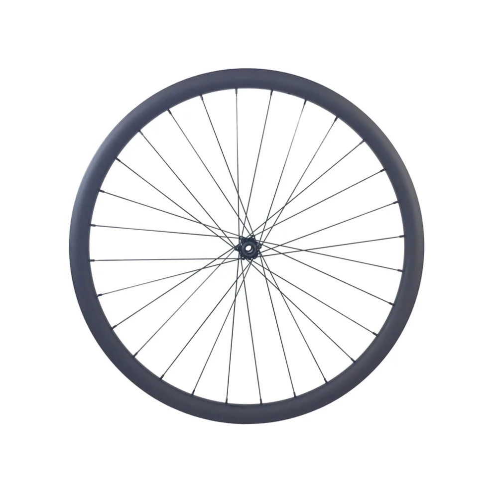 

29er MTB XC tubeless 30mm x 30mm carbon front wheel hookless Novatec D411SB pull straight wheel Pillar WING 20 Spokes