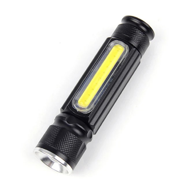 Карманный мини USB светодиодный фонарик магнит T6 COB Перезаряжаемые 3800LM
