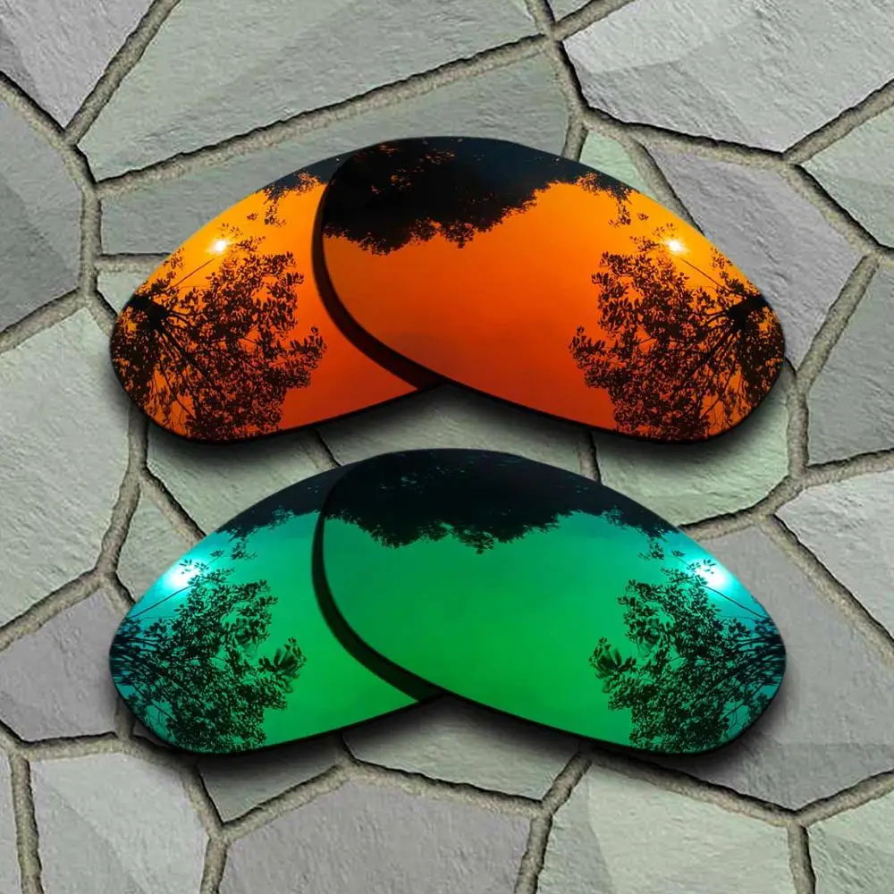 Red-Jade Green Солнцезащитные очки поляризованные Сменные линзы для Оукли монстров собак-сортов - Цвет линз: Red-Jade Green