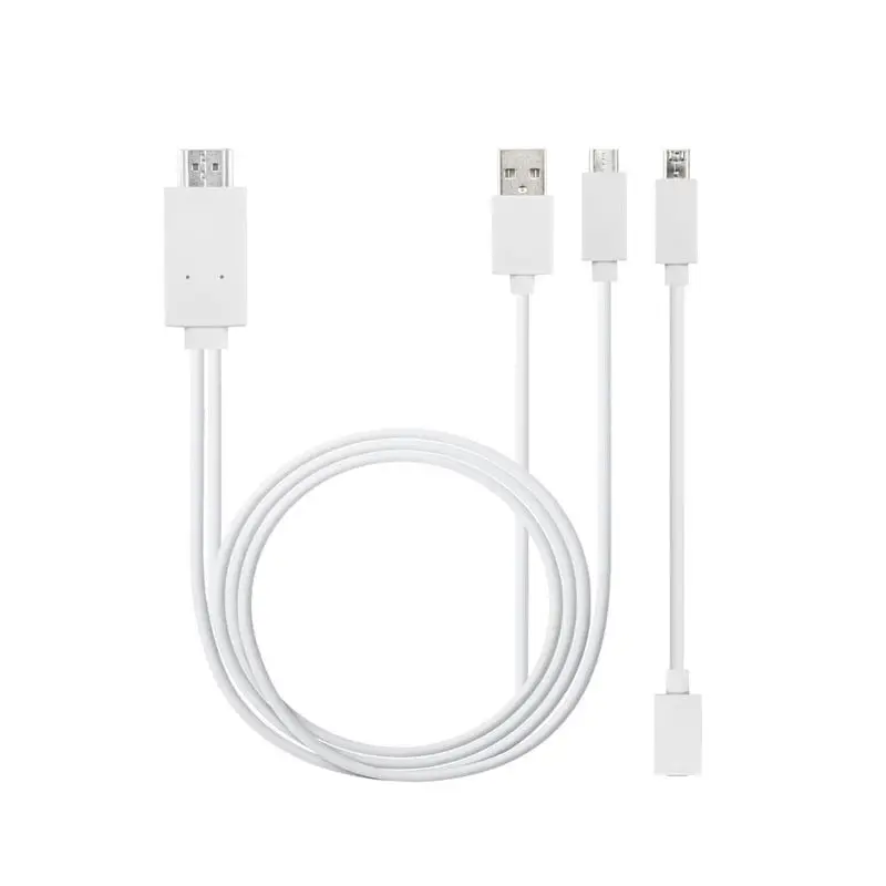 Горячая MHL микро USB к HDMI 1080P HD ТВ кабель адаптер для samsung Android 5Pin& 11Pin