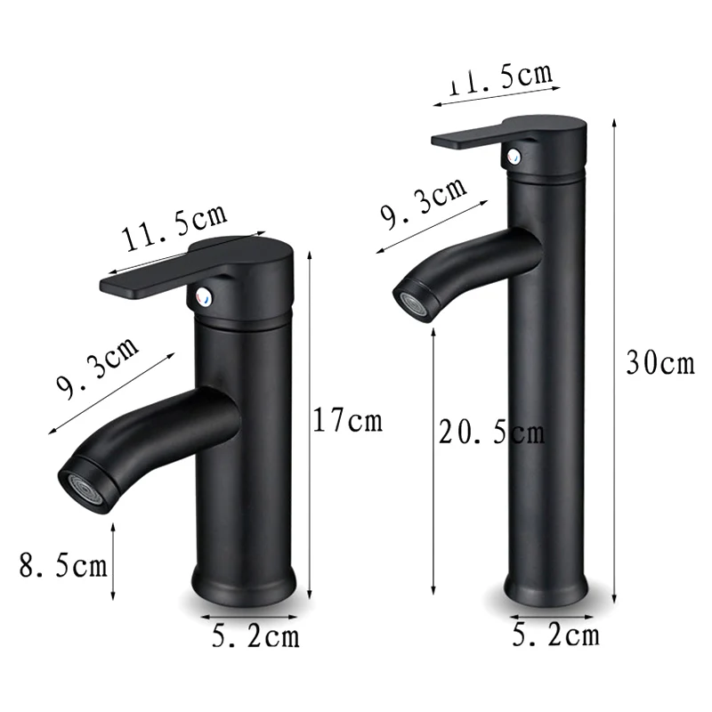 Современный черный смеситель для раковины кухонный кран роскошный с одним