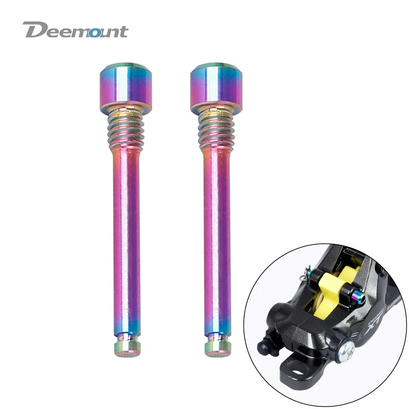 Deemount 2 шт. M4 титановые болты для велосипедных дисковых тормозных колодок Ti