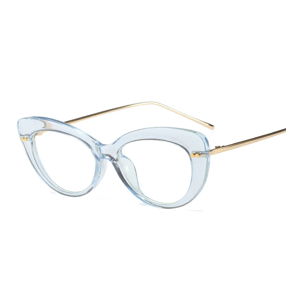Женские и мужские модные ретро овальные прозрачные оправы для очков из сплава