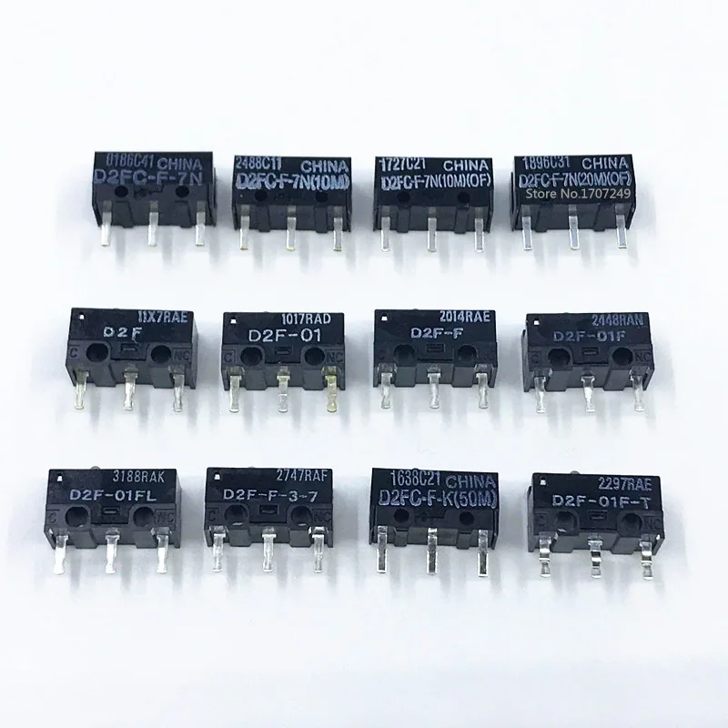 

1Pcs original OMRON mouse micro switch D2FC-F-7N 10m 20m OF D2FC-F-K(50M) D2F D2F-F D2F-01 D2F-01L D2F-01FL D2F-01F-T D2F-F-3-7