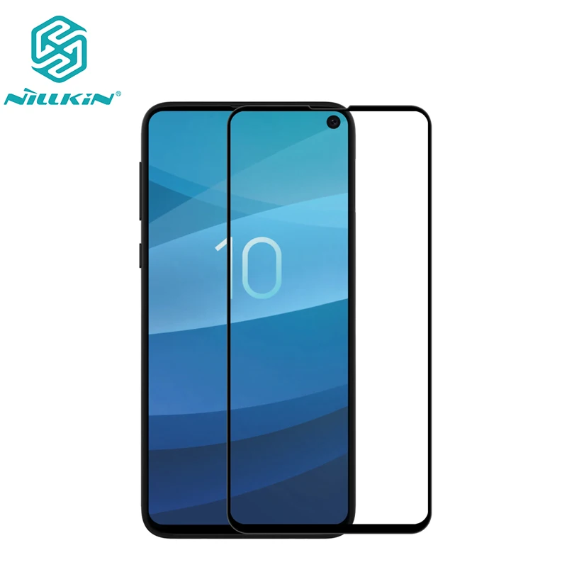 NILLKIN дуги кривой полный охват 3D Стекло Экран протектор для samsung Galaxy S10e CP + MAX Nano