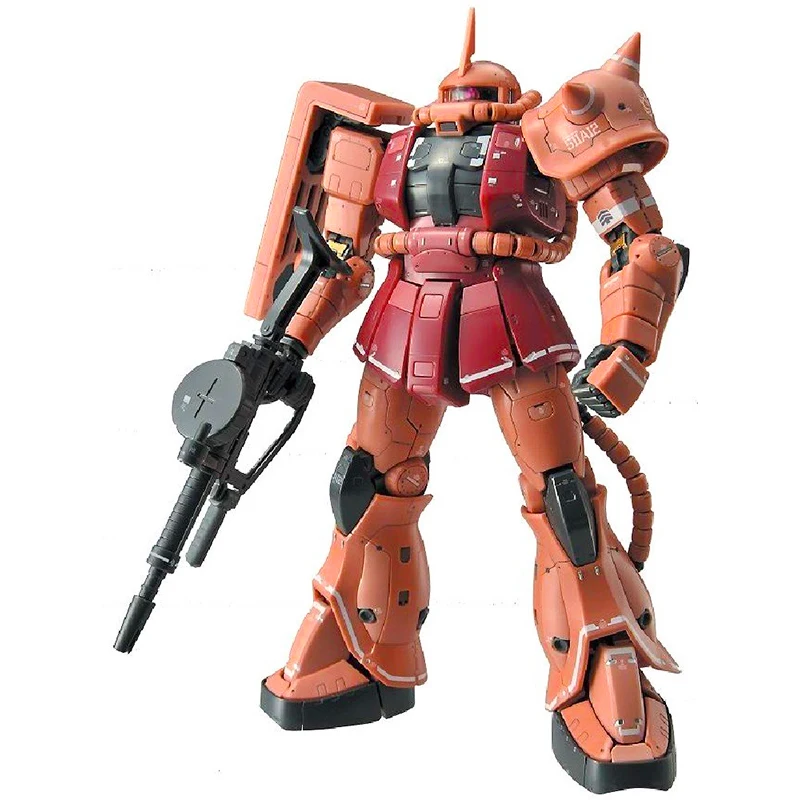 Bandai Gundam RG 1/144 MS 06S Zaku II мобильный костюм сборки модель Наборы фигурки