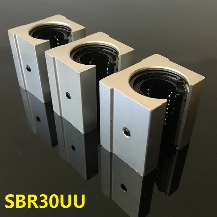 30 шт./лот SBR30UU открытый Тип Линейный шарикоподшипник скользящий блок для SBR30 мм