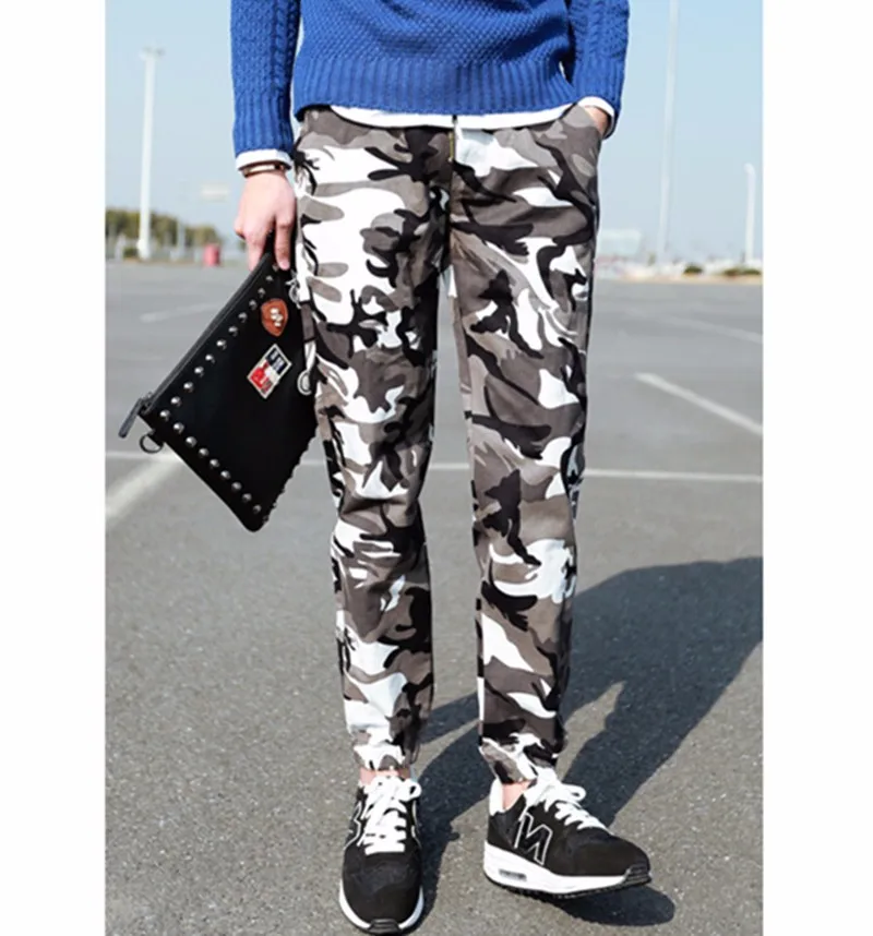 Новинка, мужские повседневные камуфляжные штаны для бега,, Мужские штаны в стиле хип-хоп из чистого хлопка, весенние мужские брюки, модная брендовая одежда, M-3XL