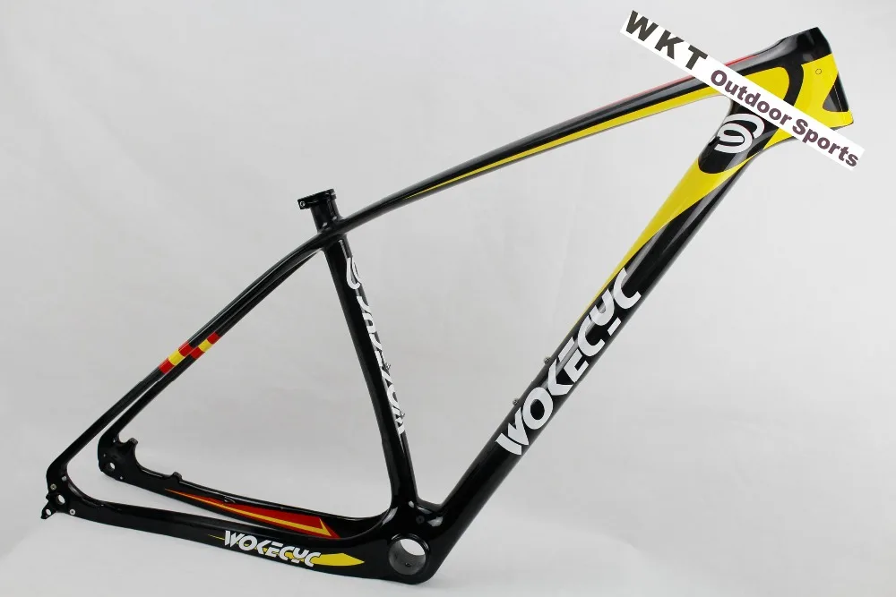 Wokecyc! обновленная UD карбоновая mtb рама 29er с вилкой в тон 29 полная рама карбоновая для горного велосипеда 27,2 мм Подседельный штырь осевая вилка