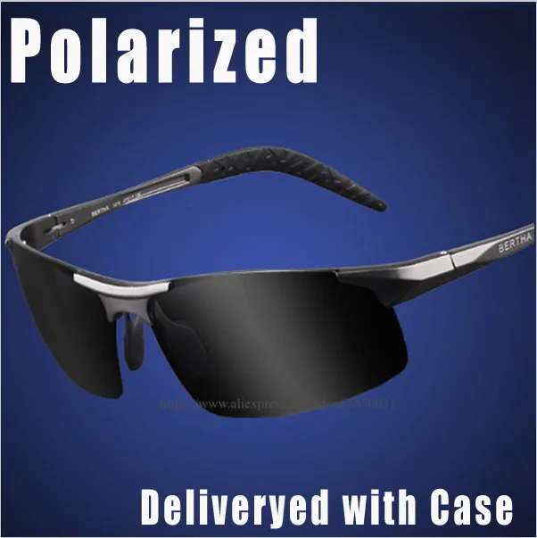 Солнцезащитные очки Мужские поляризационные алюминиевые спортивные солнечные