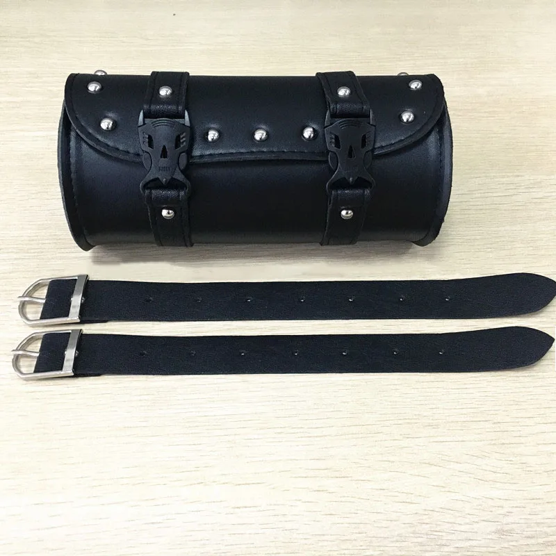 Универсальная инструментальная сумка для Мотоцикл Кожаная Сумка седло черный