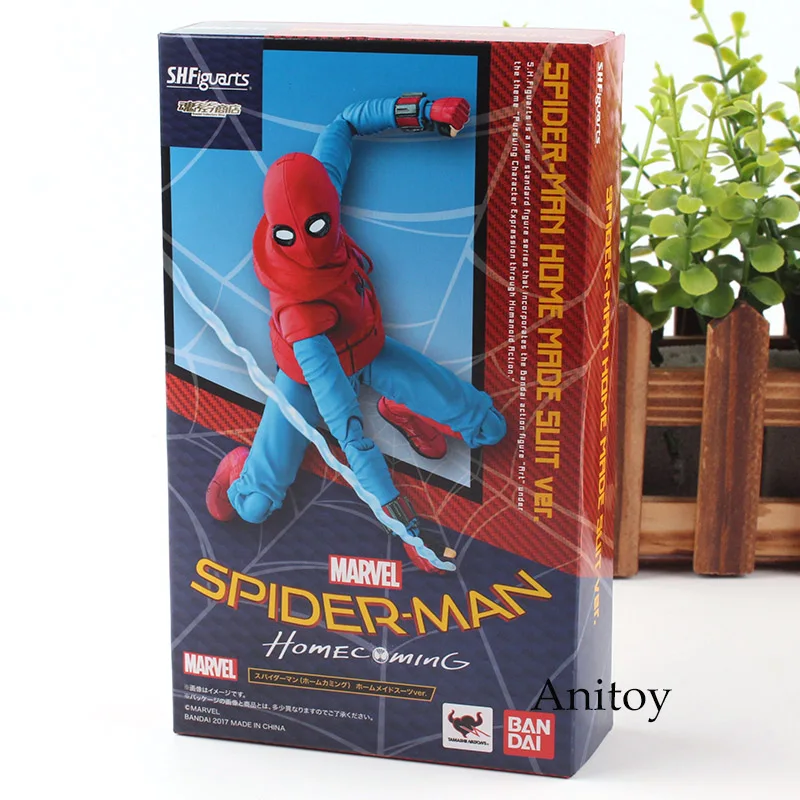 Фигурка Marvel Человек-паук для выпускного фигурка домашний костюм Ver. СВЧ игрушка; высота каблука 14 см