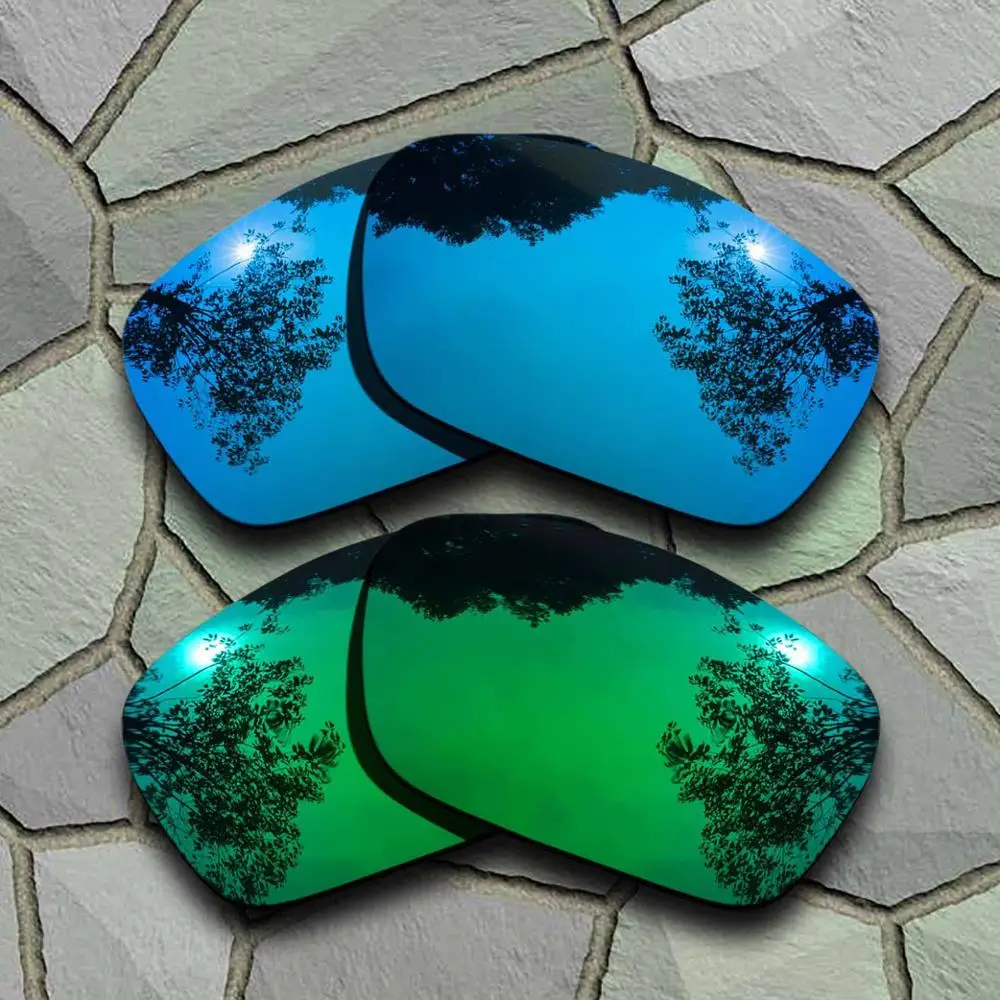 Sky Blue-Jade Green Солнцезащитные очки поляризованные Сменные линзы для топливных элементов Oakley - Цвет линз: Sky Blue-Jade Green