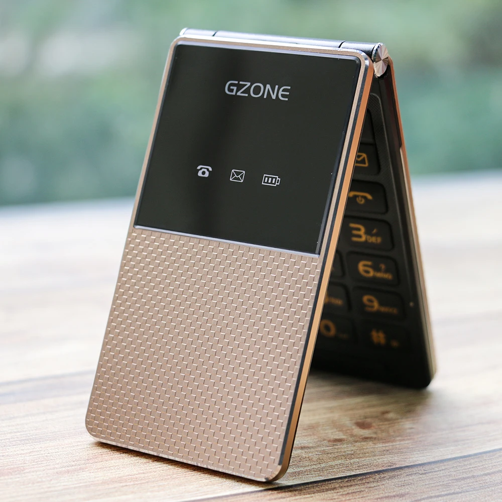 Разблокировка 2G сенсорный дисплей почерк Флип Мобильный телефон очень тонкий светильник быстрый набор большой русский ключ черный список для пожилых людей