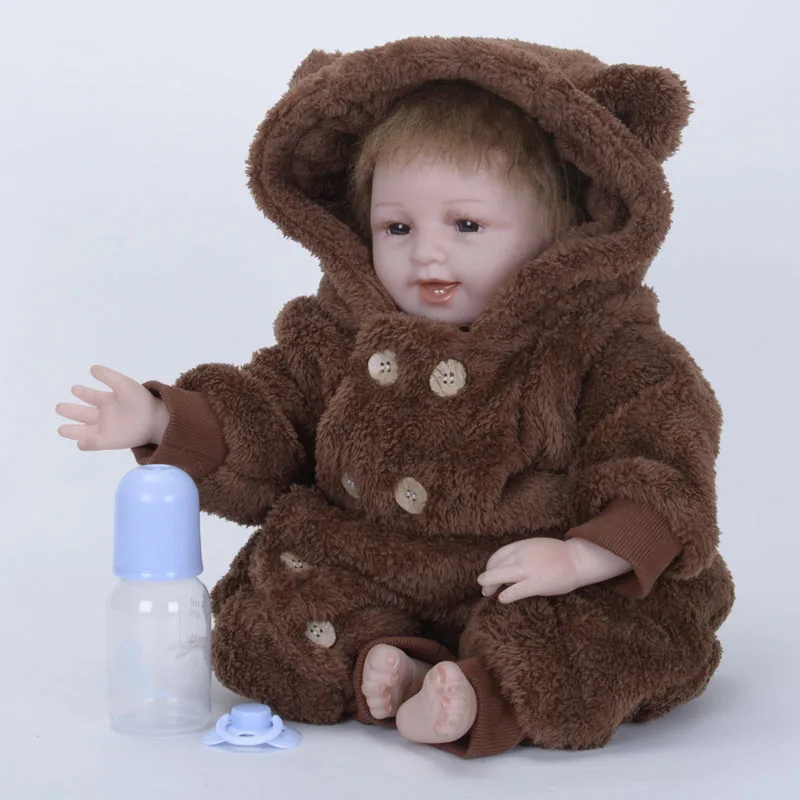 LEOOFU 55cm 22 inch bebe reborn doll body model baby girls boys toy high quality toys shop resin anime christmas gift | Игрушки и хобби