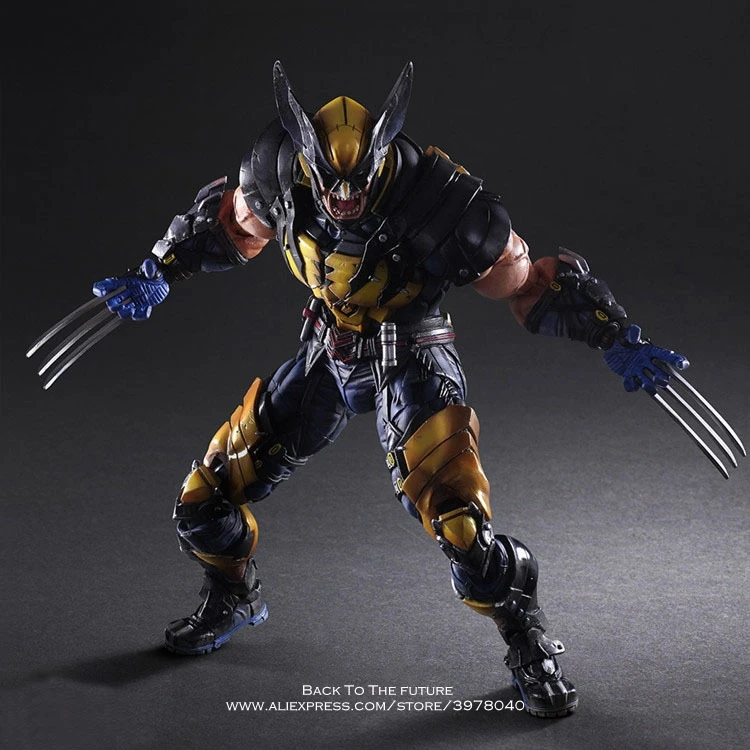 Disney Marvel X-Men Росомаха 28 см фигурка модель осанки коллекция украшений аниме для