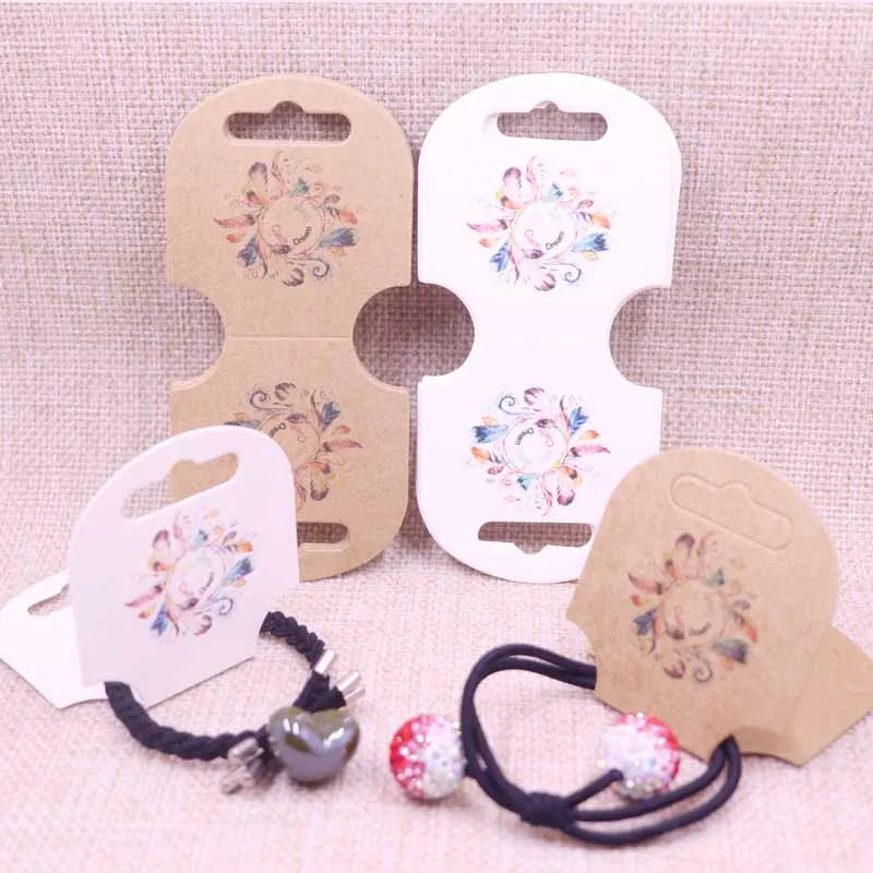 Новинка 100 шт. упаковка для ювелирных изделий бумажное ожерелье/серьги/украшения