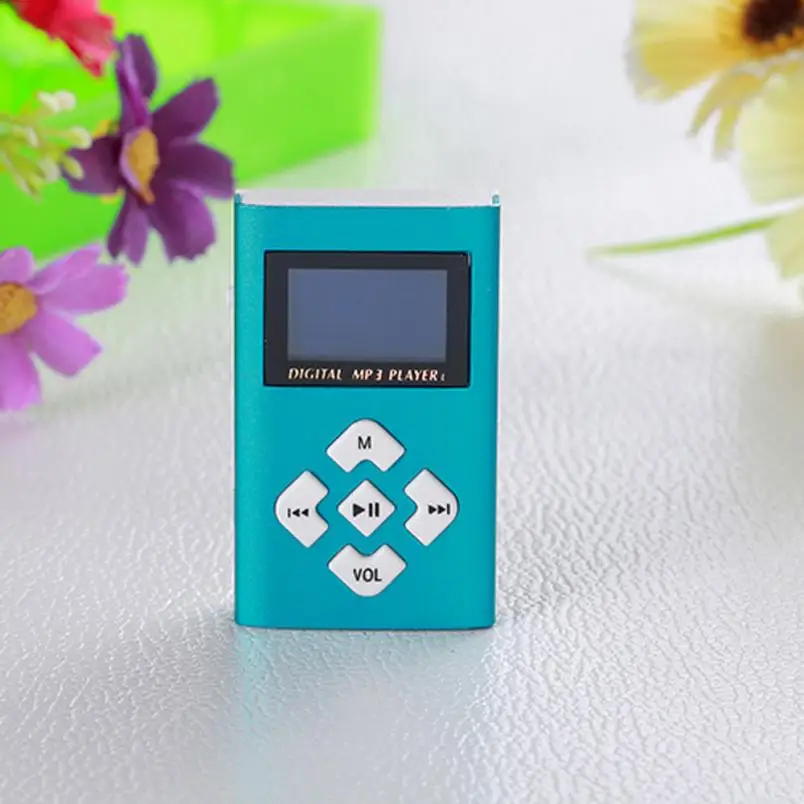 Высококачественный USB мини MP3-плеер с ЖК-экраном поддержка 8 Гб Micro SD TF карты Прямая