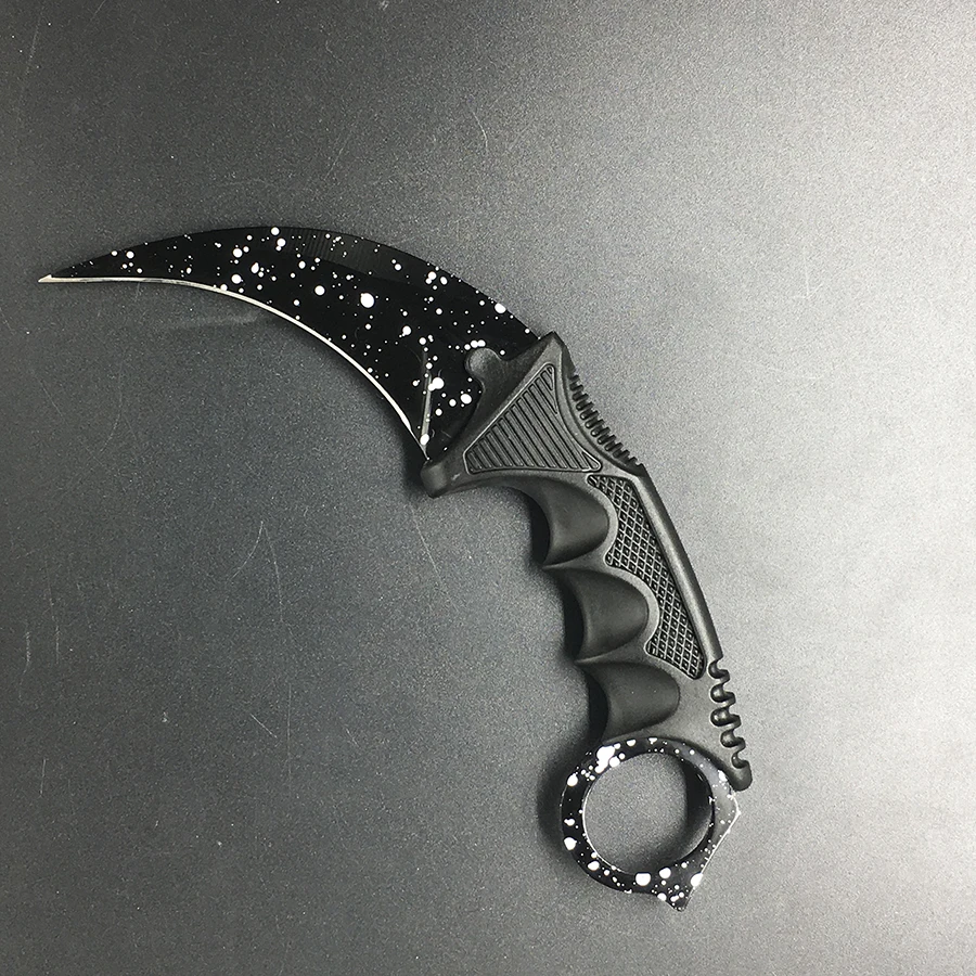 CS GO нож Karambit, тактический нож для выживания, нож из нержавеющей стали для кемпинга, охоты, игры Counter Strike, нож в подарок
