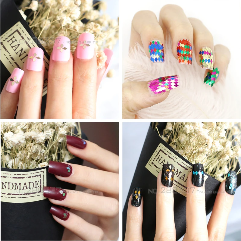 2017 алмазные накладные ногти на ногах декоративные блестки сделай сам светло