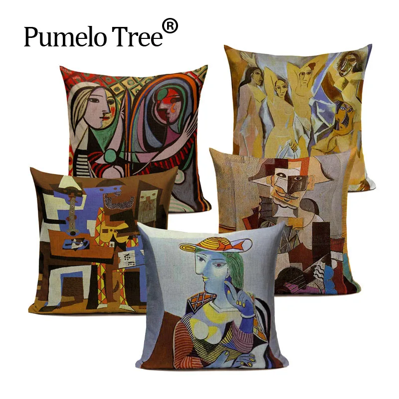Винтажная декоративная наволочка Пабло картины Пикассо декор подушки Звездная