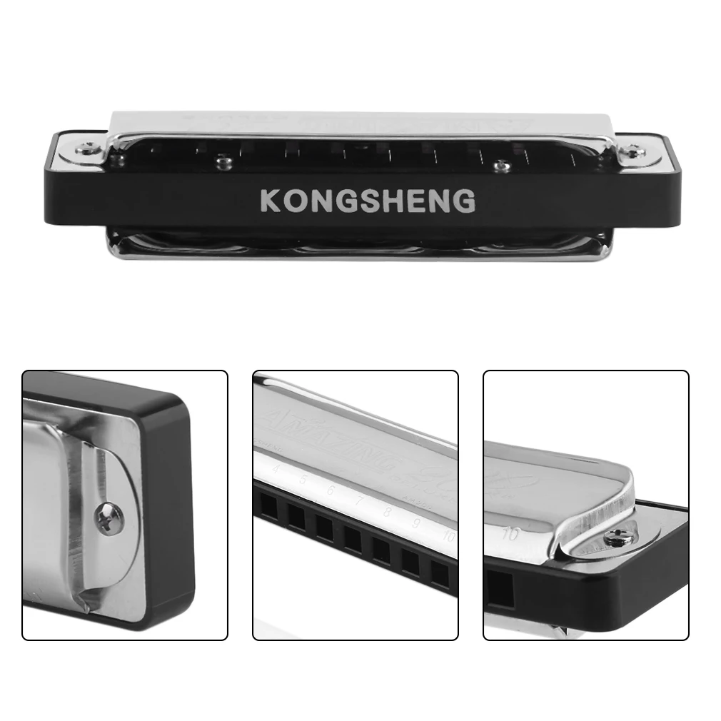 Оригинальный Брюс с 10 отверстиями армоника диатоническая блюз Харп резиновый