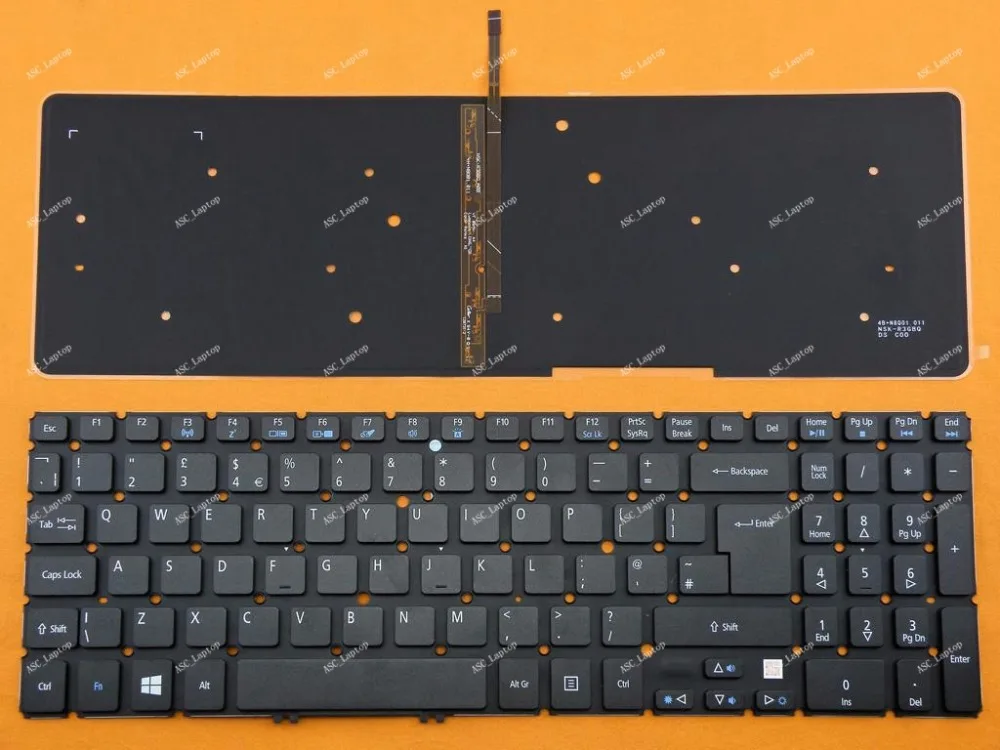 Новая английская клавиатура для Acer aspire V5-551 V5-551G EK-571G V5-531 V5-531G ноутбука с