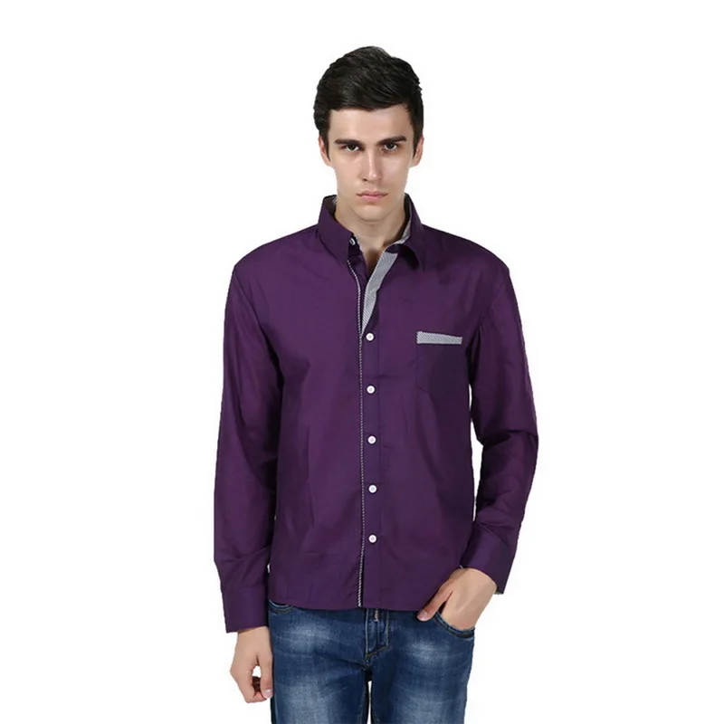 CYSINCOS Новая коллекция модных осенних свитеров Для мужчин одежда Slim Fit рубашка с