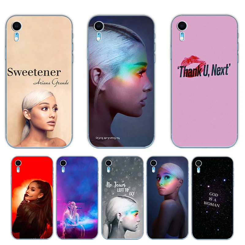 Thank U Next подсластитель Ariana Grande чехлы для телефонов iPhone XR XS MAX X 6s 7 8 6 Plus 5S SE Coque God is a