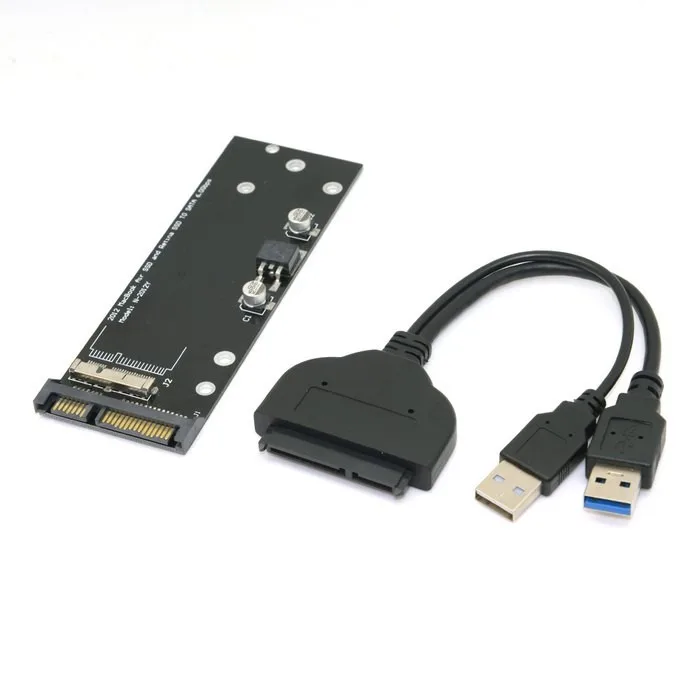 USB 3 0 до 17 + 7pin SSD HDD для SATA 22Pin жесткий диск картридж Macbook Air Pro MD223 MD224 MD231 MD232 SSD|sata 22pin|usb