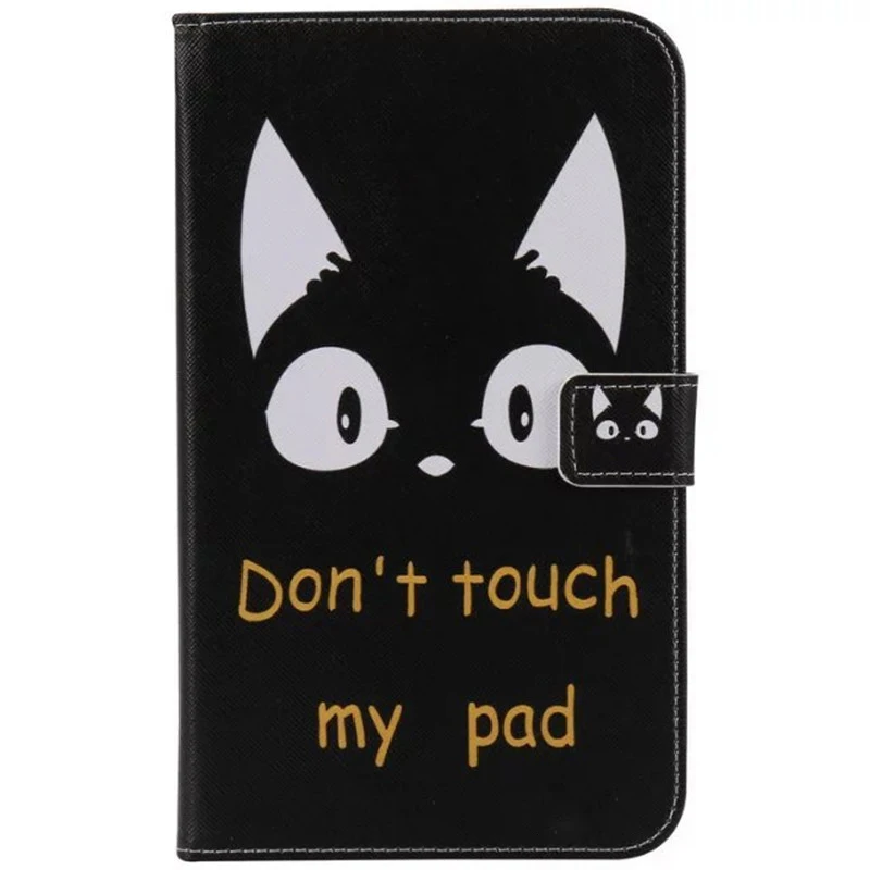 Хит! Чехол из искусственной кожи с мультяшным рисунком и отделениями для карт iPad