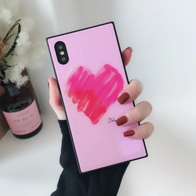 Чехол FTAIDKJ из закаленного стекла для iPhone X 7 8 Plus 6 6S | Мобильные телефоны и
