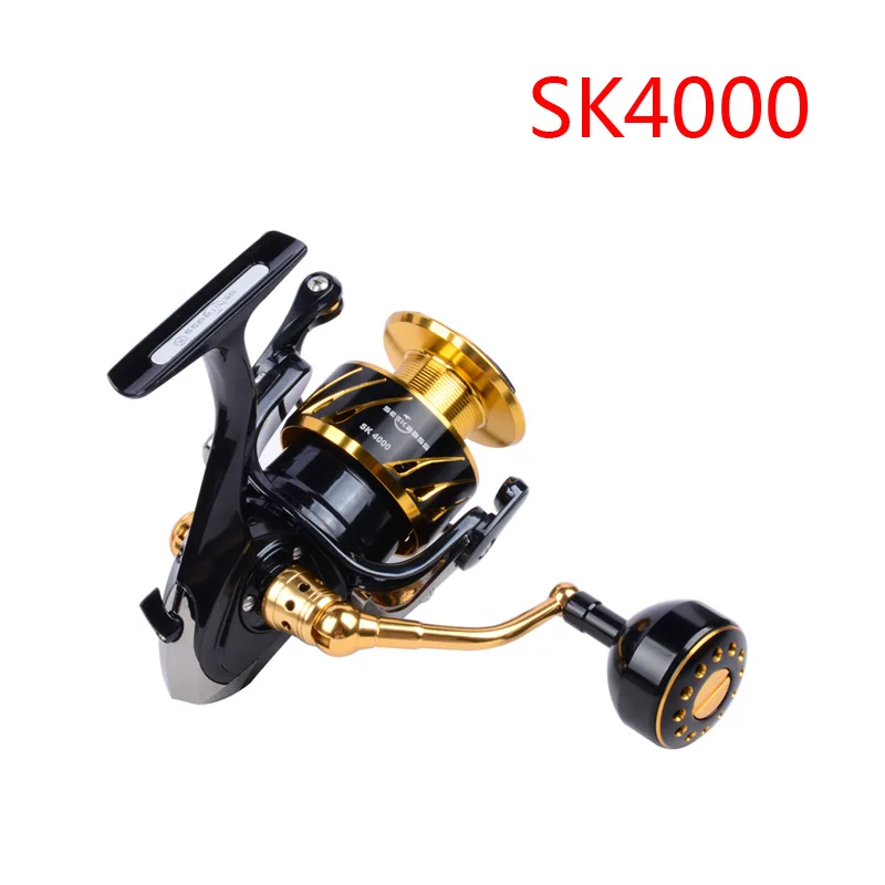 SK4000 REEL SeekBass, продукт, сделано в Японии, SK4000-SK10000, полностью Металлическая спиннинговая катушка, катушка для спиннинга, катушка для спиннинга, 12BB, катушка из сплава, 30 кг, сила сопротивления - Цвет: SK4000 REEL