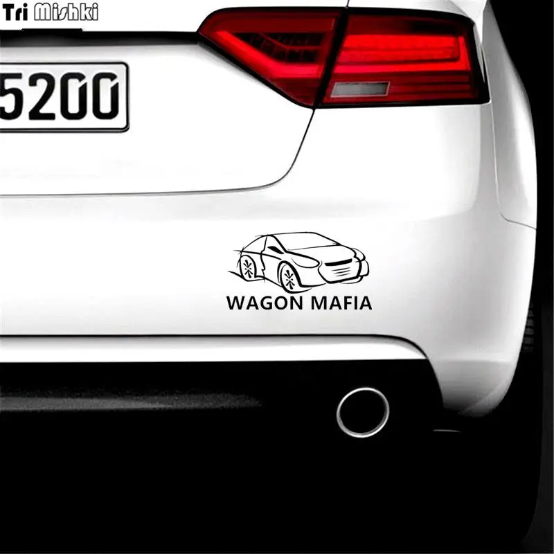 Tri Mishki HZX146 10.7*20см 1 4шт наклейки на авто wagon mafia for Hyundai solaris для хендая соляриса|car
