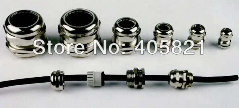 

Free shipping!PG11 IP68 Waterproof brass Cable Gland For 5-10mm Cable Range