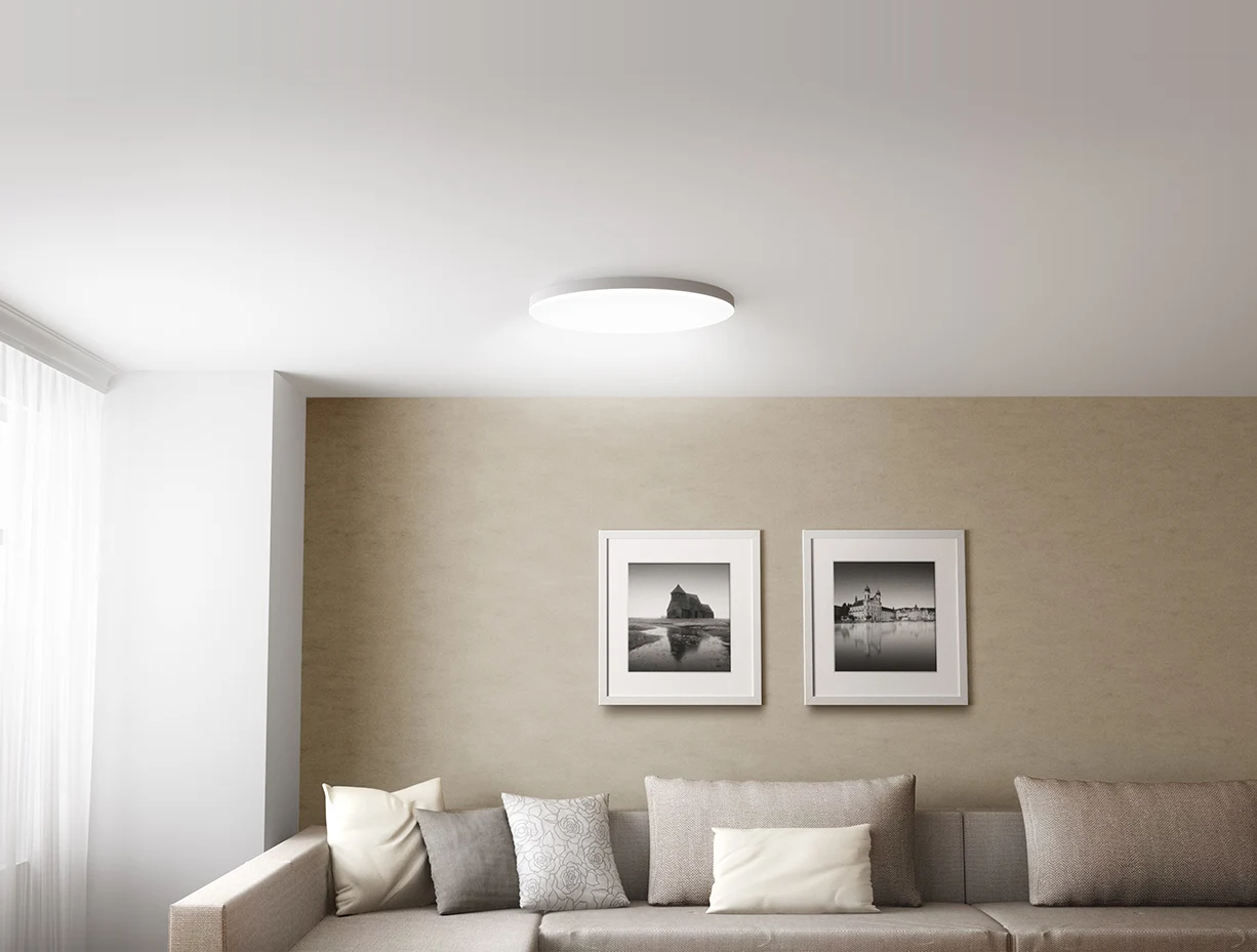 Xiaomi mi Yeelight JIAOYUE 480 умный светодиодный потолочный светильник с пультом дистанционного управления Интеллектуальное освещение 480x480x80 мм Поддержка mi jia APP