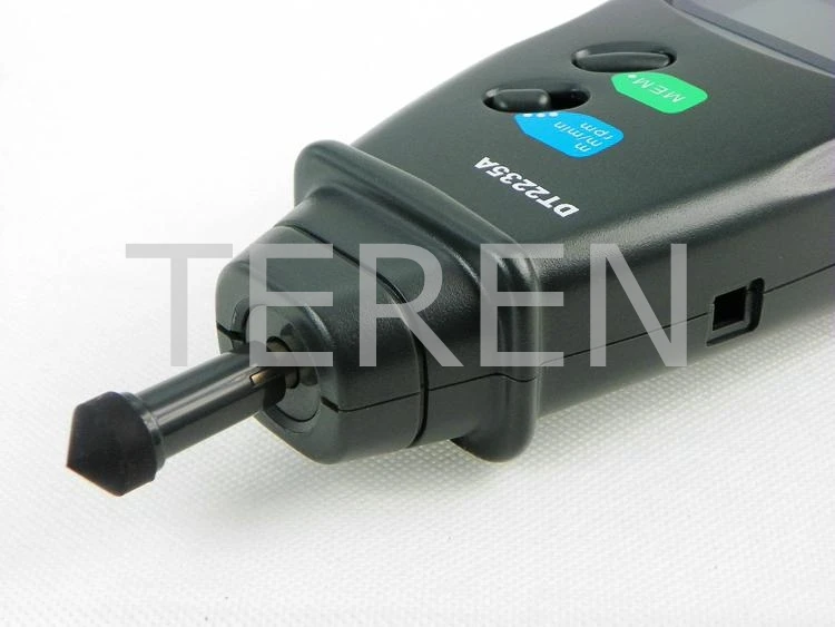 DT-2235A 5 цифр 18 мм ЖК-дисплей контакт тахометр Метр революция tachoscope | Инструменты