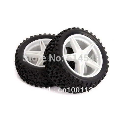 

4PCS 1/10 Off-road Front Rear Wheel Rim & Rubber Tyre,Tires 66001-66021