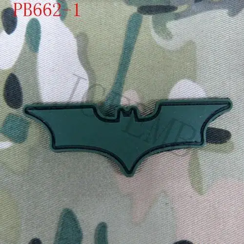 Логотип БЭТМЭН военный тактический боевой 3D ПВХ патч значки белый красный серый