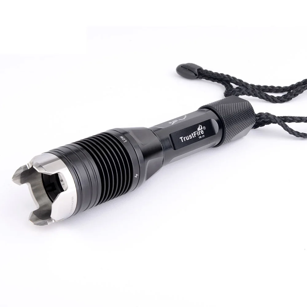 TrustFire J1 фонарик для дайвинга XM-L2 светодиодный фонарь 1000ЛМ Водонепроницаемый 4
